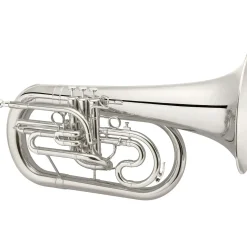 Jupiter JEP1105M Quantum Series Bb Marching Euphonium Silver Plate