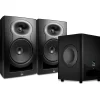 Kali Audio LP-8 V2 8" Powered Studio Monitor (Pair) & WS-6.2 Dual 6" Studio Subwoofer Bundle