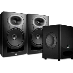 Kali Audio LP-8 V2 8" Powered Studio Monitor (Pair) & WS-6.2 Dual 6" Studio Subwoofer Bundle