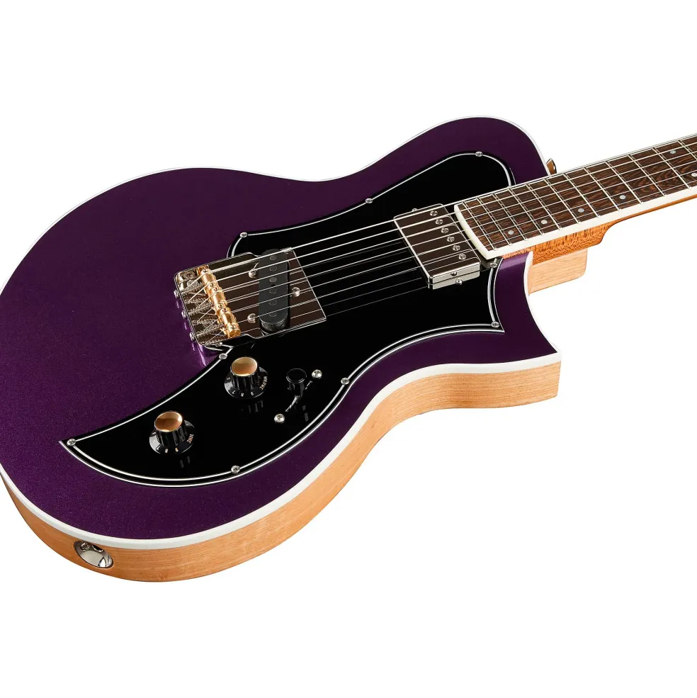 Kauer Guitars Korona FT Ash Electric Guitar Firemist Purple