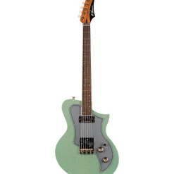 Kauer Guitars Korona FT Pine Electric Guitar Seafoam Metal Flake