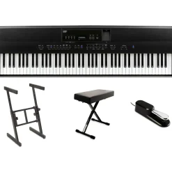 Kawai ES920 Digital Piano Essentials Bundle Black Black
