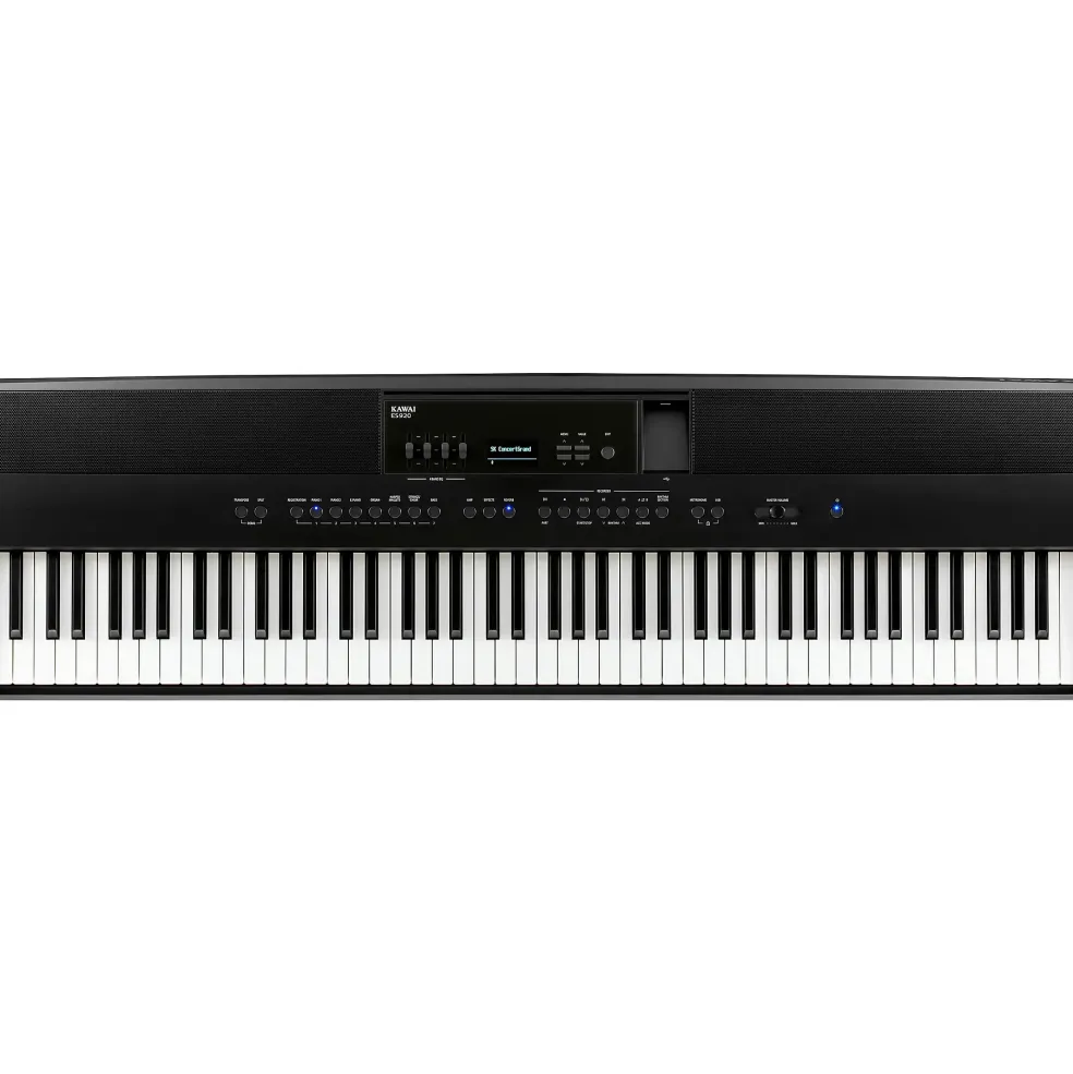 Kawai ES920 Digital Piano Essentials Bundle Black Black