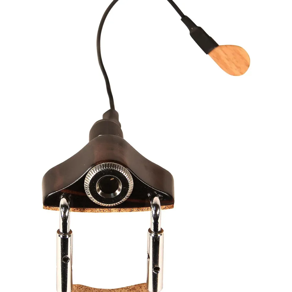 KNA VV-3 Portable Piezo Pickup for Violin and Viola with Deluxe Jack Housing