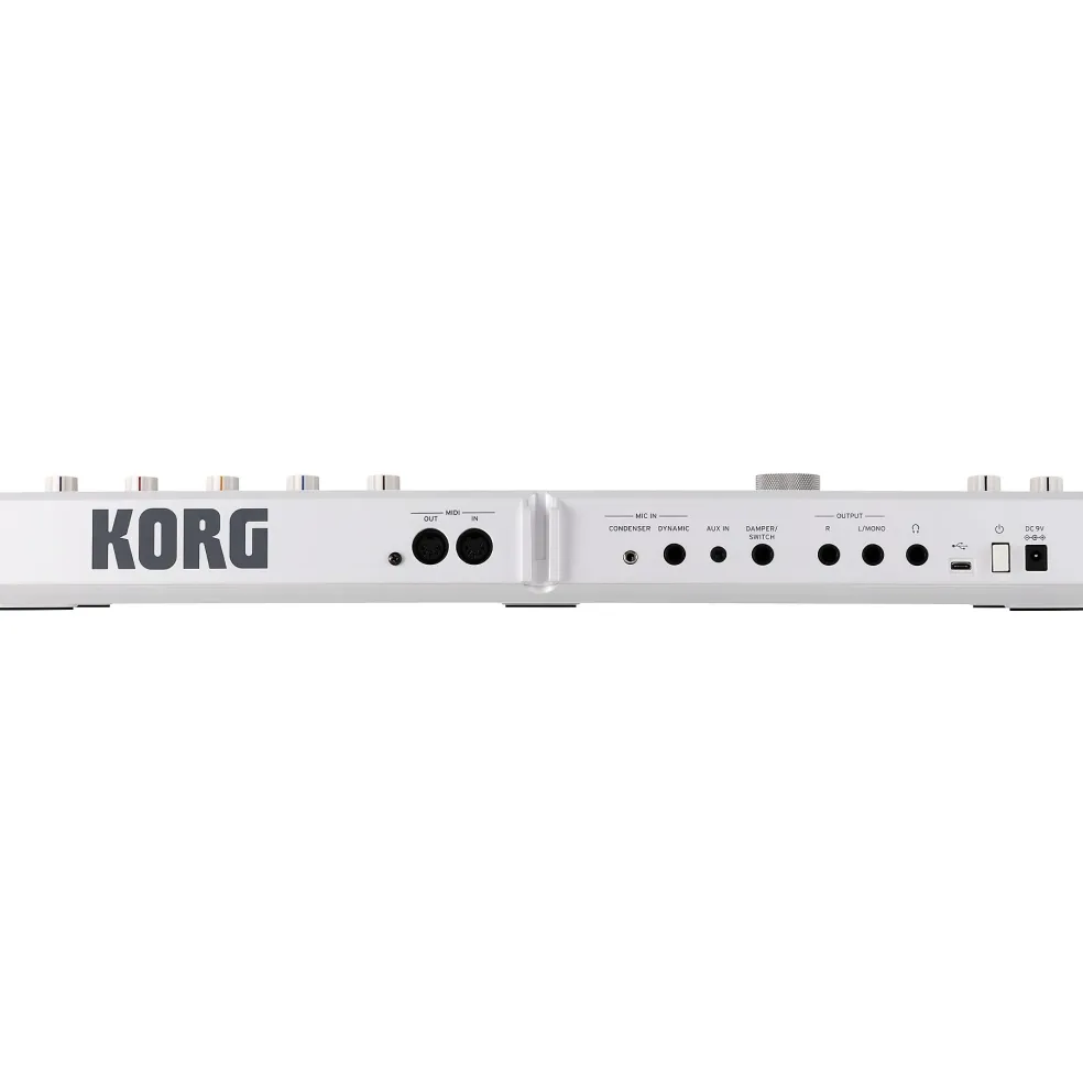 KORG microKORG 2 Keyboard Synthesizer & Vocoder Limited Edition White