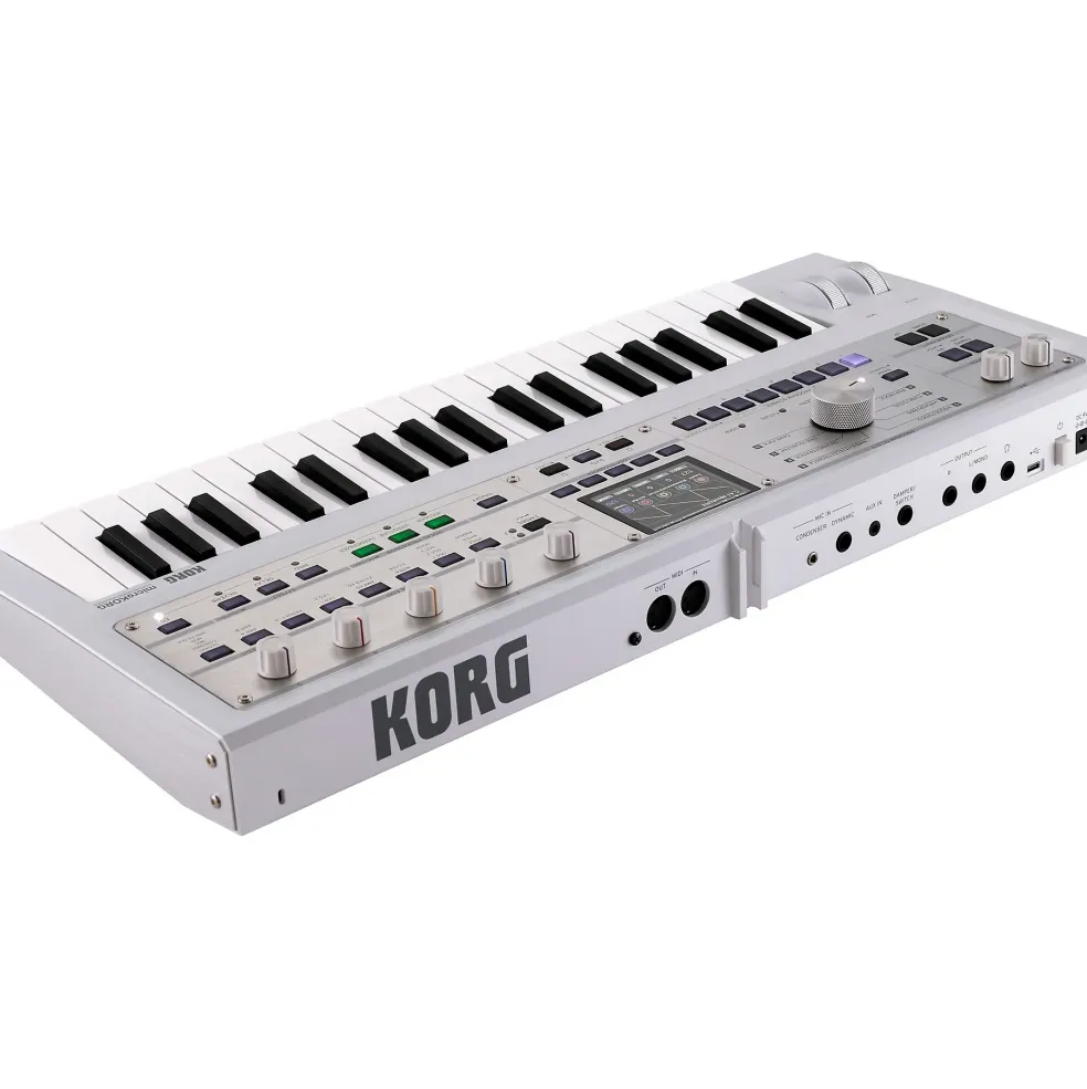 KORG microKORG 2 Keyboard Synthesizer & Vocoder Limited Edition White