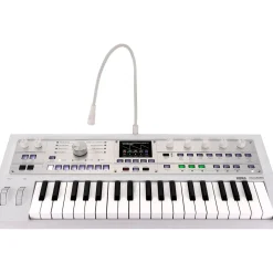 KORG microKORG 2 Keyboard Synthesizer & Vocoder Limited Edition White