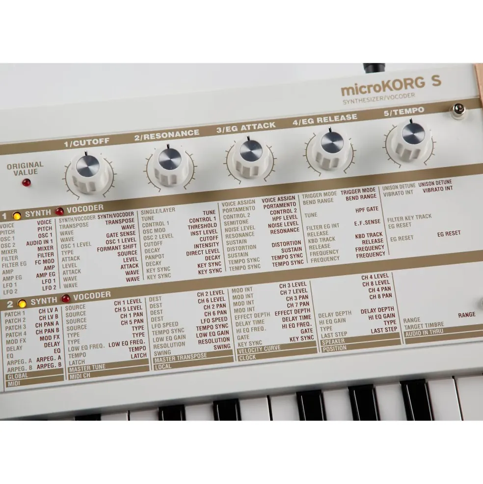 KORG microKORG-S Synthesizer/Vocoder With Built-In Speaker System