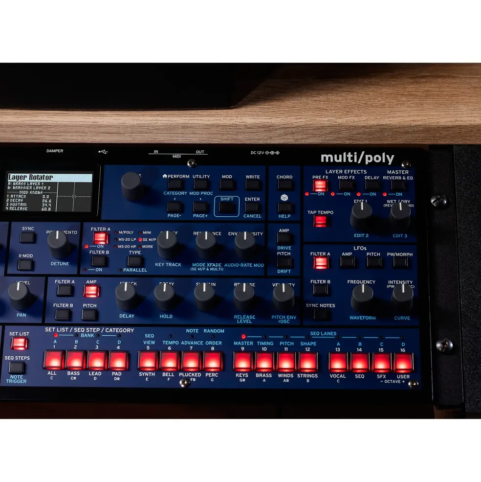 KORG Multi/Poly Virtual Analog Synthesizer Desktop Module