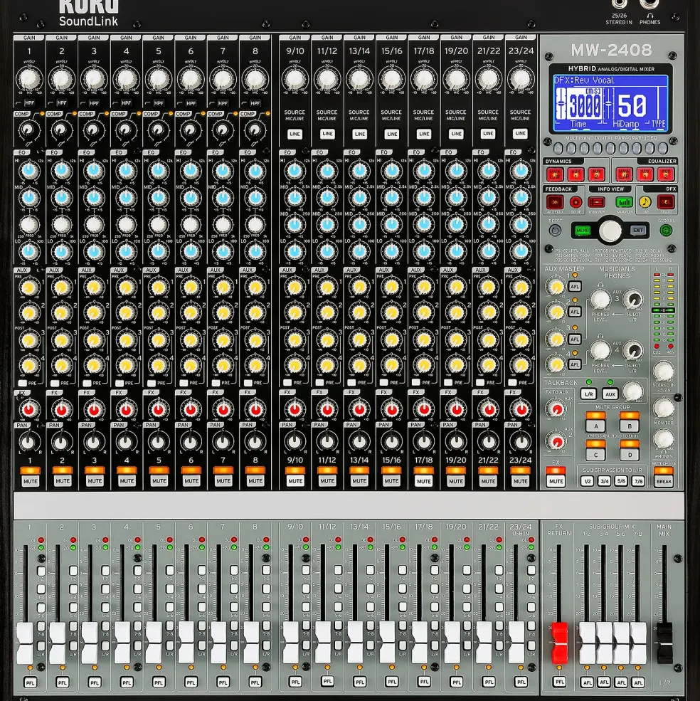 KORG MW-2408 SoundLink 24-Channel Hybrid Analog/Digital Mixer