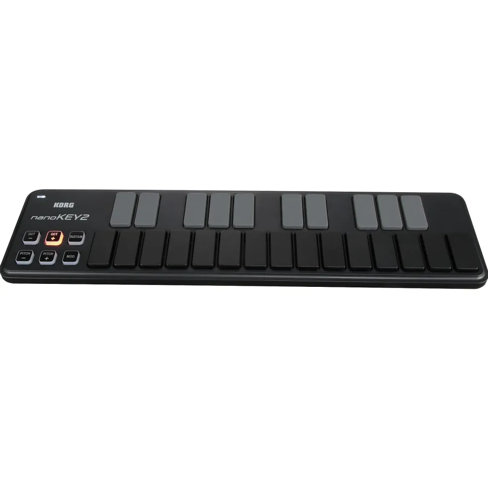 KORG nanoKEY2 Slim-Line USB Keyboard Controller Black