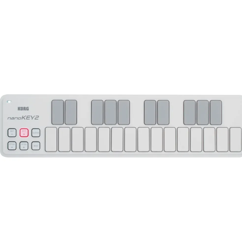 KORG NANOKEY2 USB Keyboard Controller White