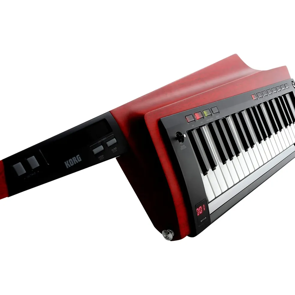 KORG RK100S 2 Keytar/Synthesizer Red