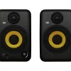 KRK GOAUX4 4" Powered Portable Studio Monitor (Pair) Black