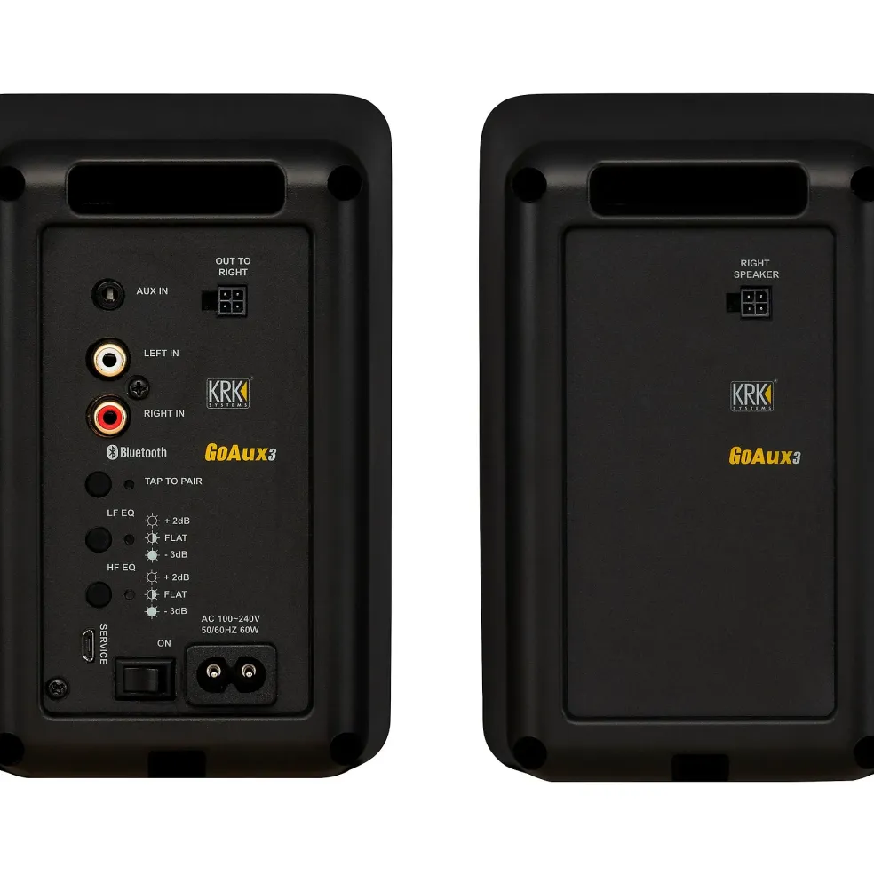 KRK GOAUX3 3" Powered Portable Studio Monitor (Pair) Black
