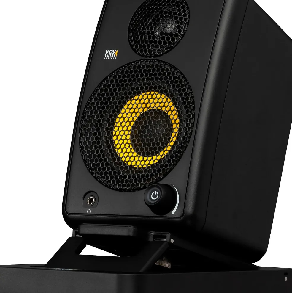 KRK GOAUX3 3" Powered Portable Studio Monitor (Pair) Black