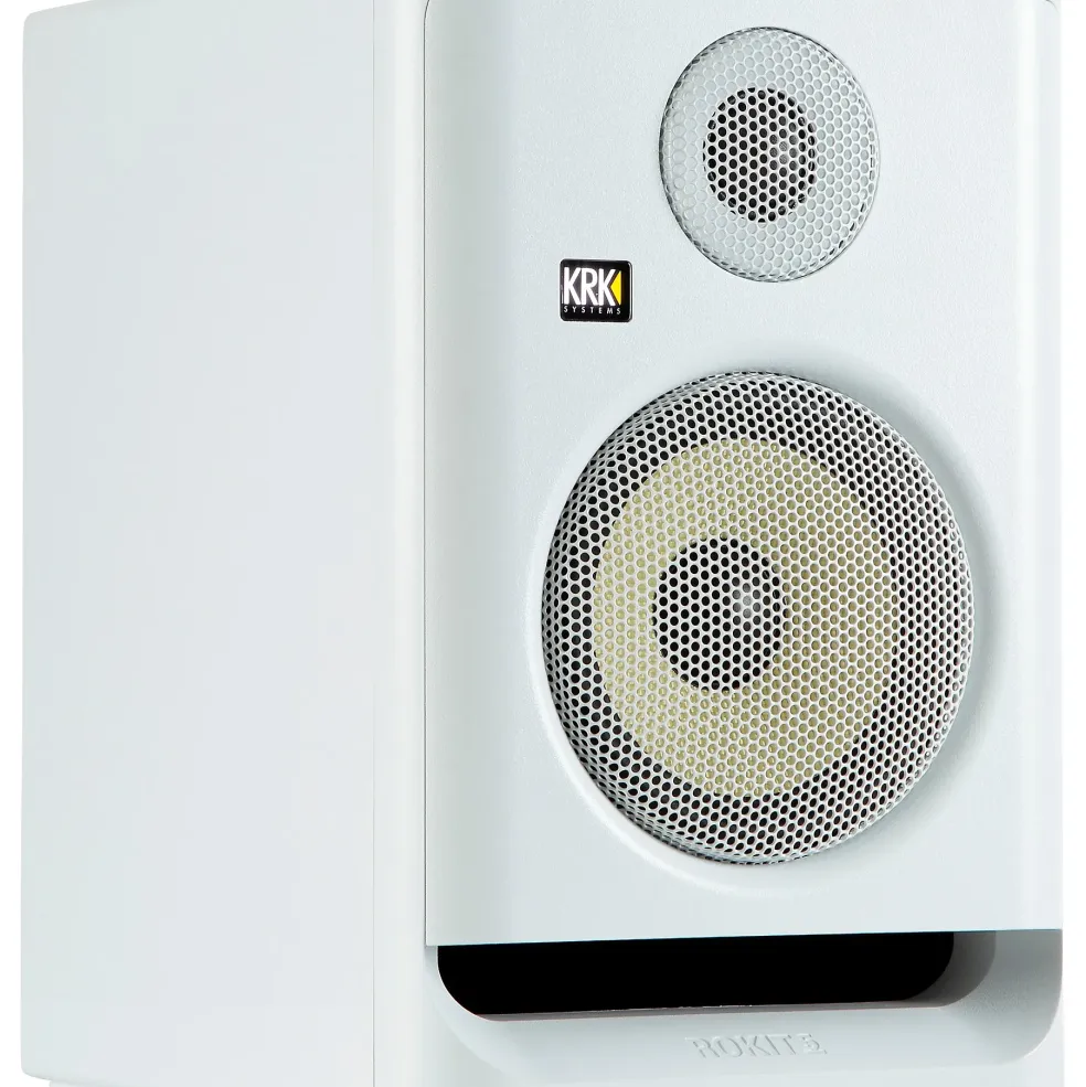 KRK ROKIT 5 Generation Five Powered Studio Monitor 5" (Each) Limited Edition White