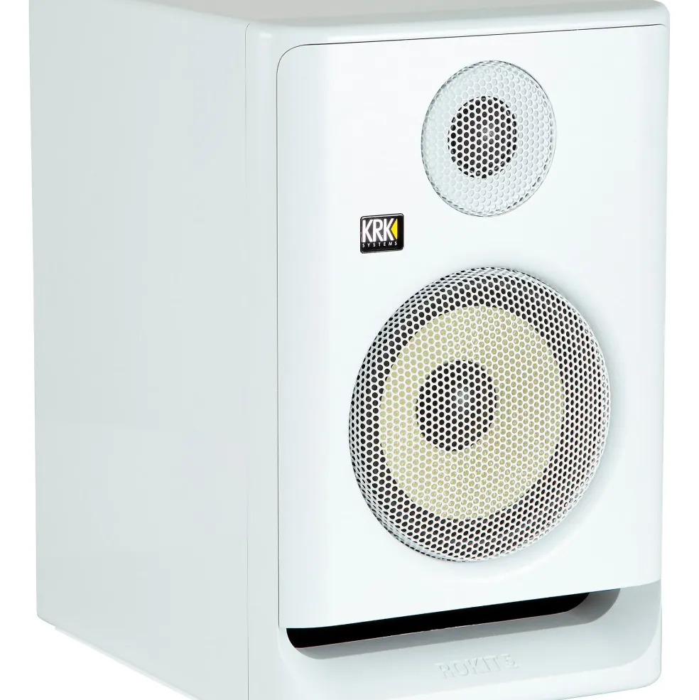 KRK ROKIT 5 Generation Five Powered Studio Monitor 5" (Each) Limited Edition White