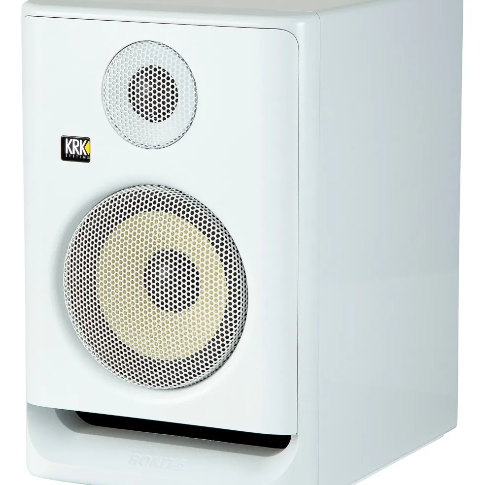 KRK ROKIT 5 Generation Five Powered Studio Monitor 5" (Each) Limited Edition White