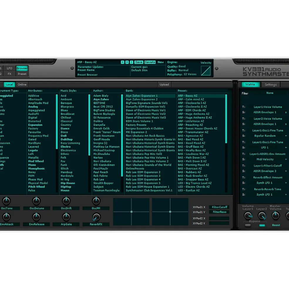 KV331 Audio Everything Bundle Upgrade From SynthMaster Player