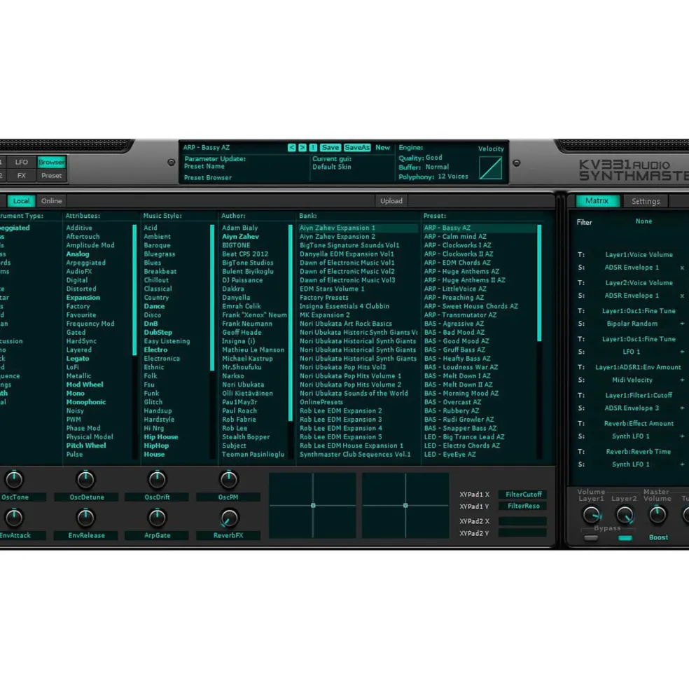 KV331 Audio SynthMaster Everything Bundle Software Download