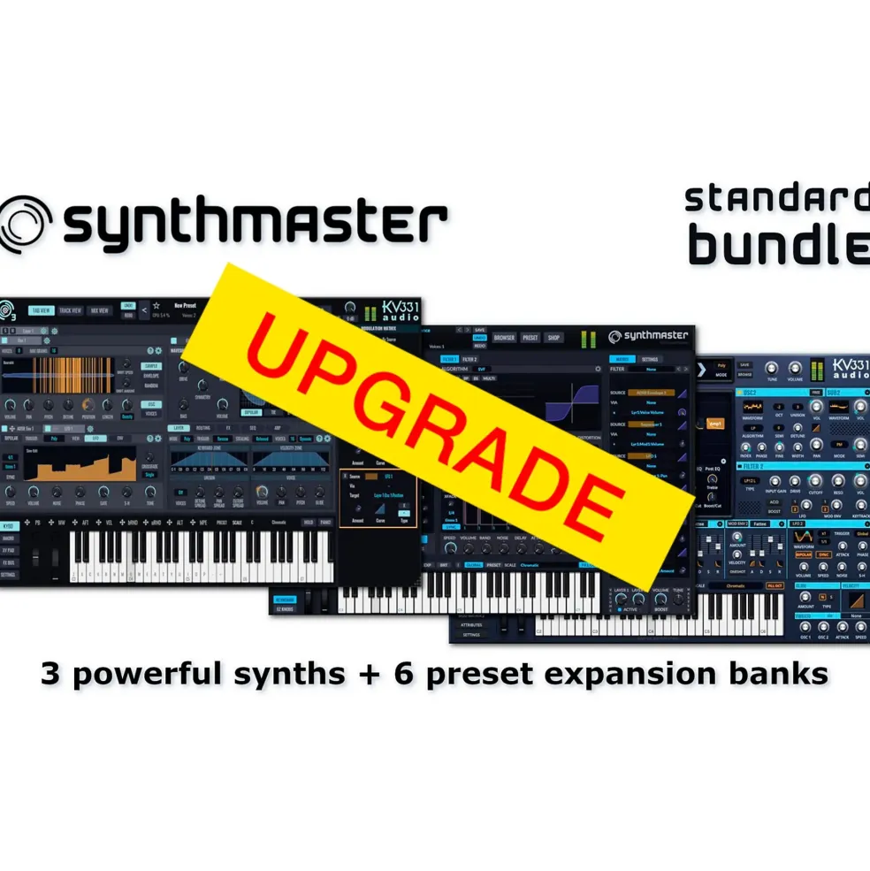 KV331 Audio SynthMaster Standard Bundle Upgrade from SM 2