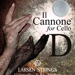 Larsen Strings Il Cannone Direct and Focused Cello D String 4/4 Steel, Ball End