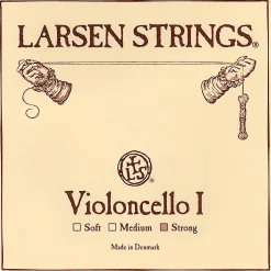 Larsen Strings Original Cello A String 4/4 Size, Heavy Steel, Ball End