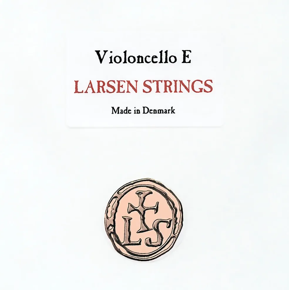 Larsen Strings Original Cello E String 4/4 Size, Medium Aluminum, Ball End