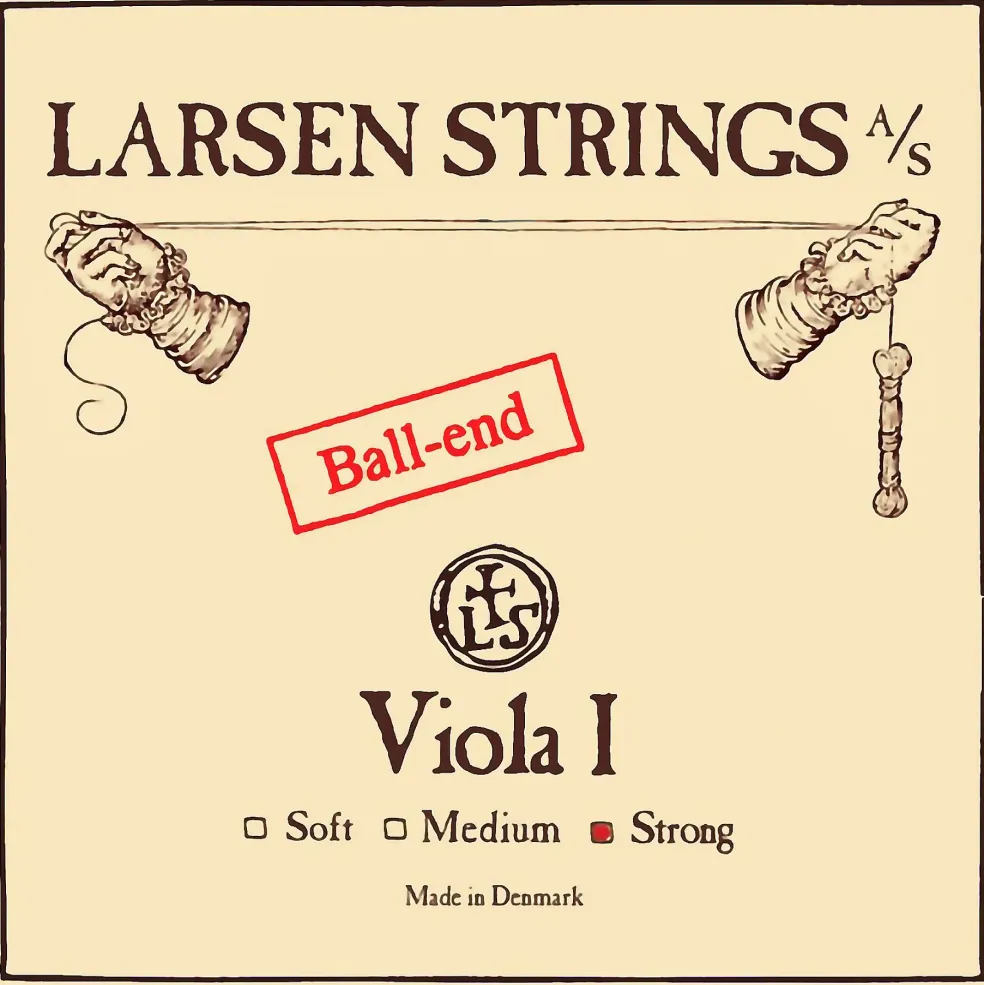 Larsen Strings Original Viola A String 15 to 16-1/2 in., Heavy Steel, Ball End