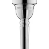 Laskey Protege Series Large Shank Trombone Mouthpiece in Silver