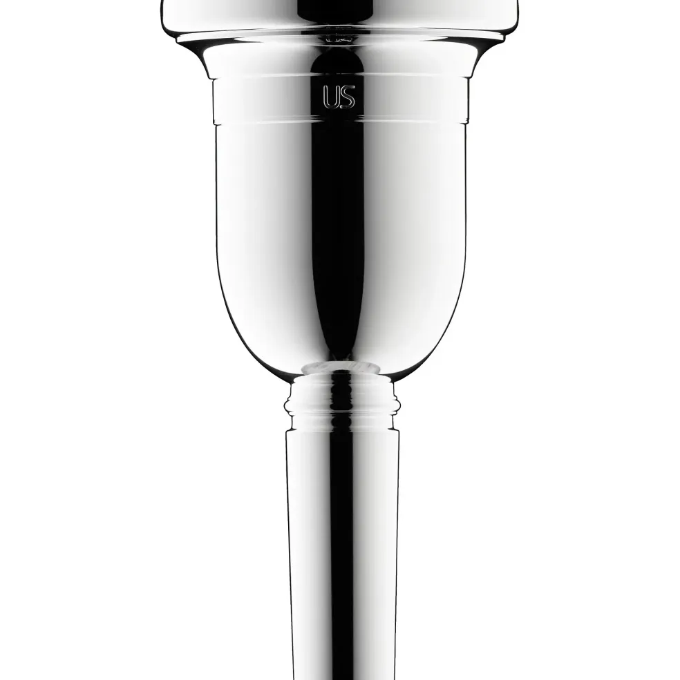 Laskey Stadium Series American Shank Marching Contra and Sousaphone Mouthpiece in Silver