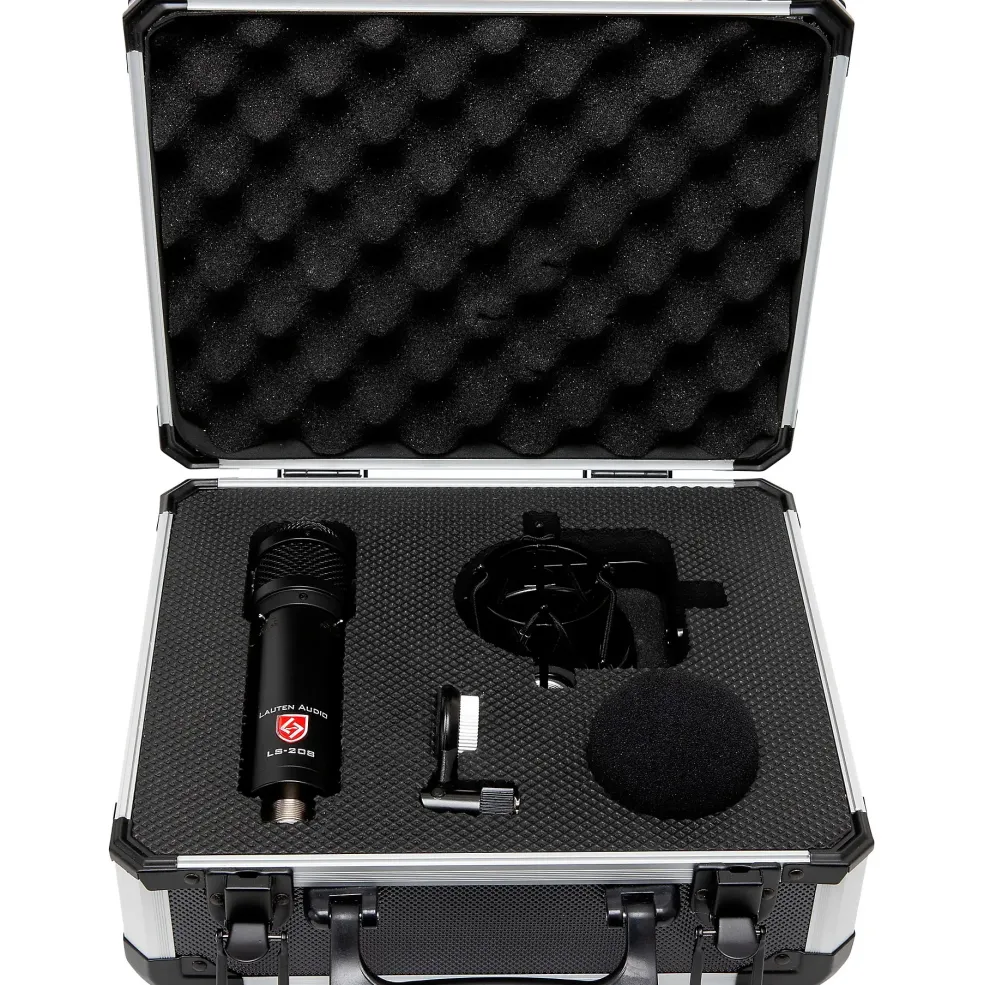 Lauten Audio LS-208 Front Address Large-diaphragm Condenser Microphone Black