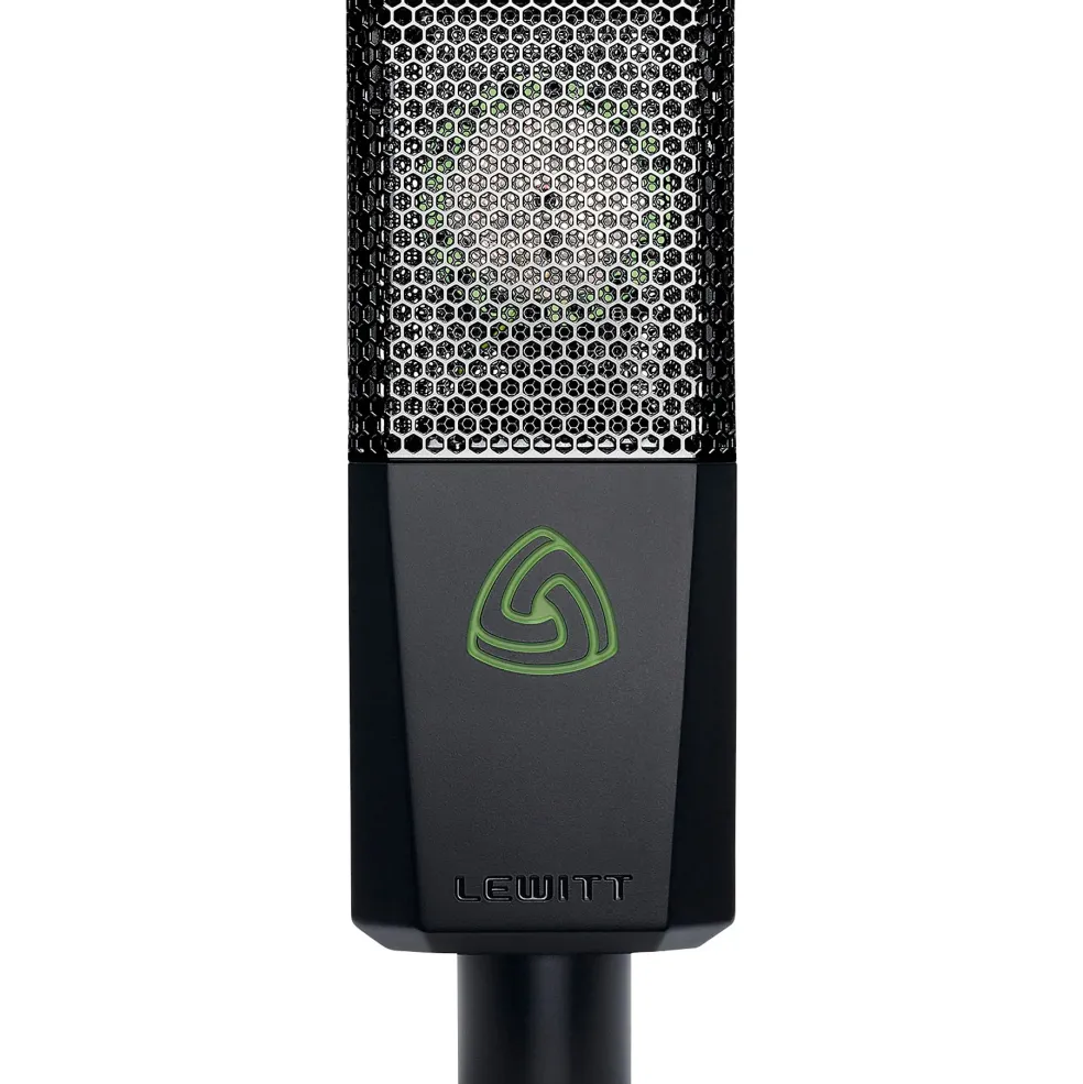LEWITT LCT 640 TS Multi-Pattern Large-Diaphragm Condenser Microphone With Shockmount Black