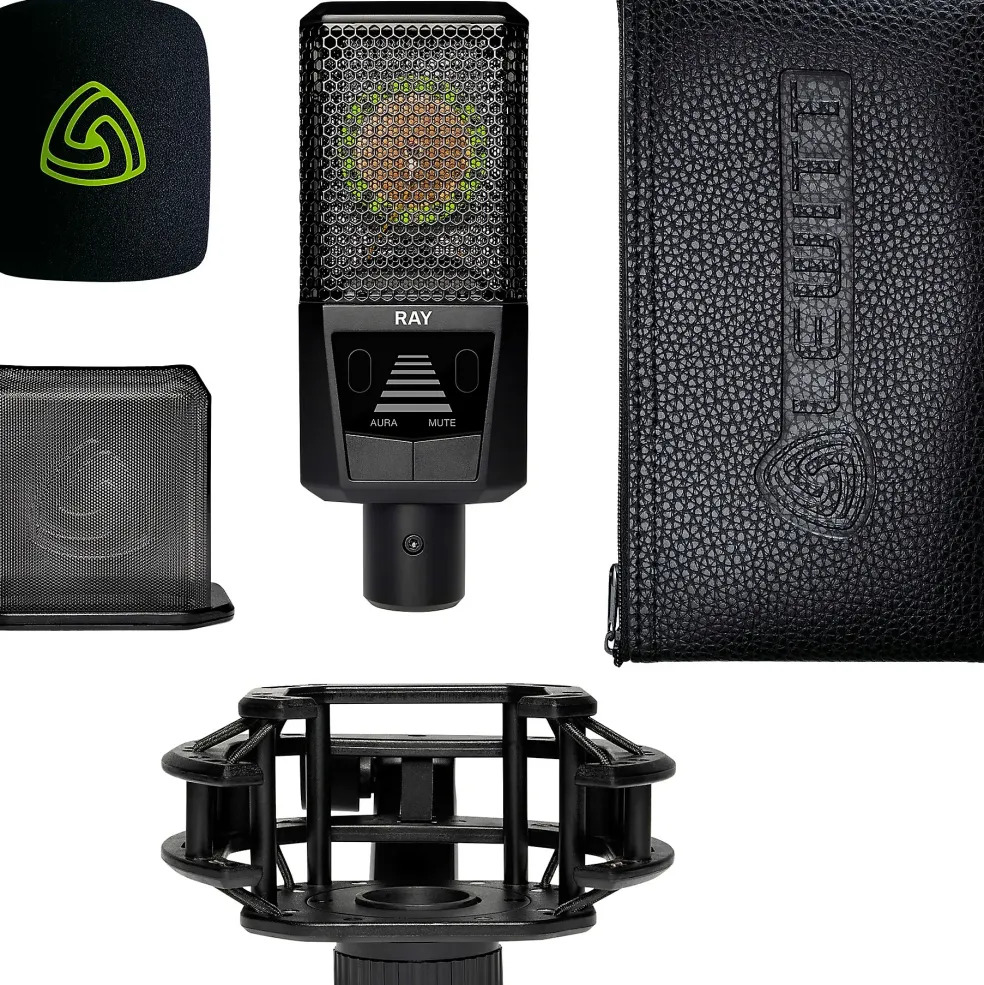 LEWITT RAY Large-Diaphragm Condenser Microphone Black