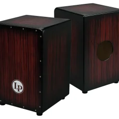 LP Aspire Accents Cajon Dark Wood Streak