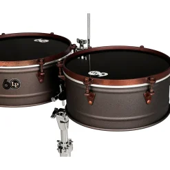 LP LP 60th Anniversary Timbales with Rustic Bronze hardware 14 in./15 in. Antique Bronze Finish