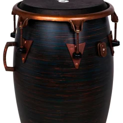 LP LP 60th Anniversary Top Tuning Fiberglass Conga with Rustic Bronze Hardware 12.50 in. Roasted Hazel Finish
