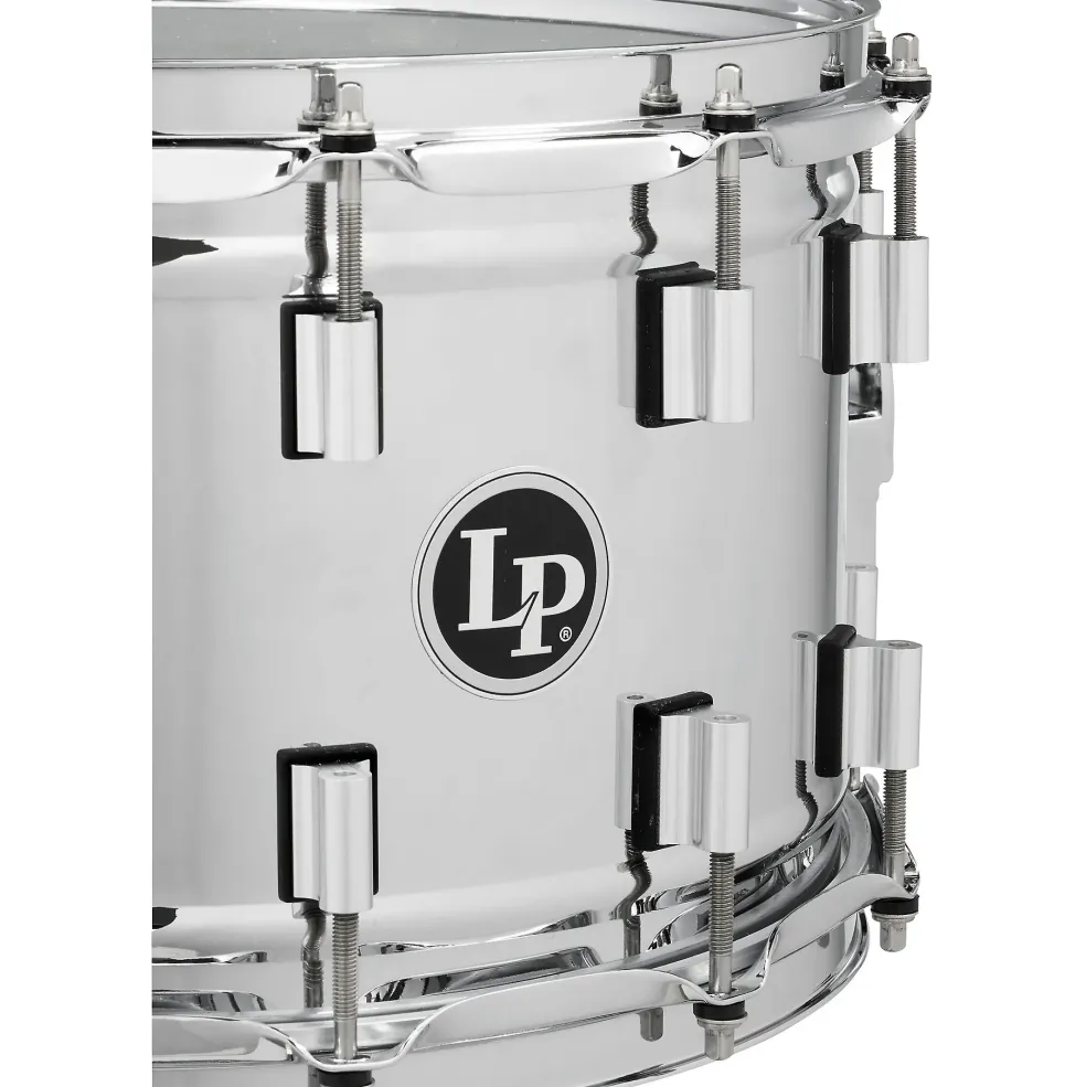 LP 24-Lug Banda Snare Drum Stainless Steel