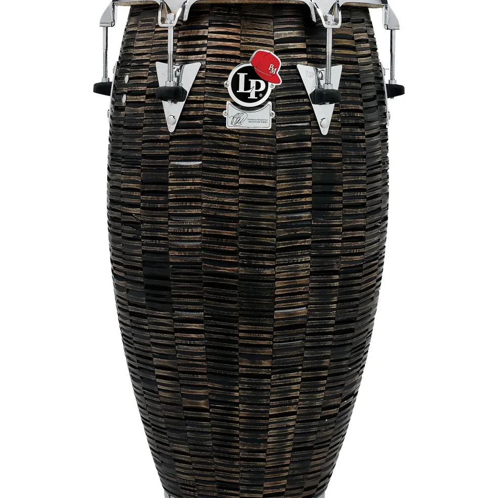 LP Pedrito Martinez Signature Top Tuning Deep Cut Mango Conga 12.50 in. Stained Mocha