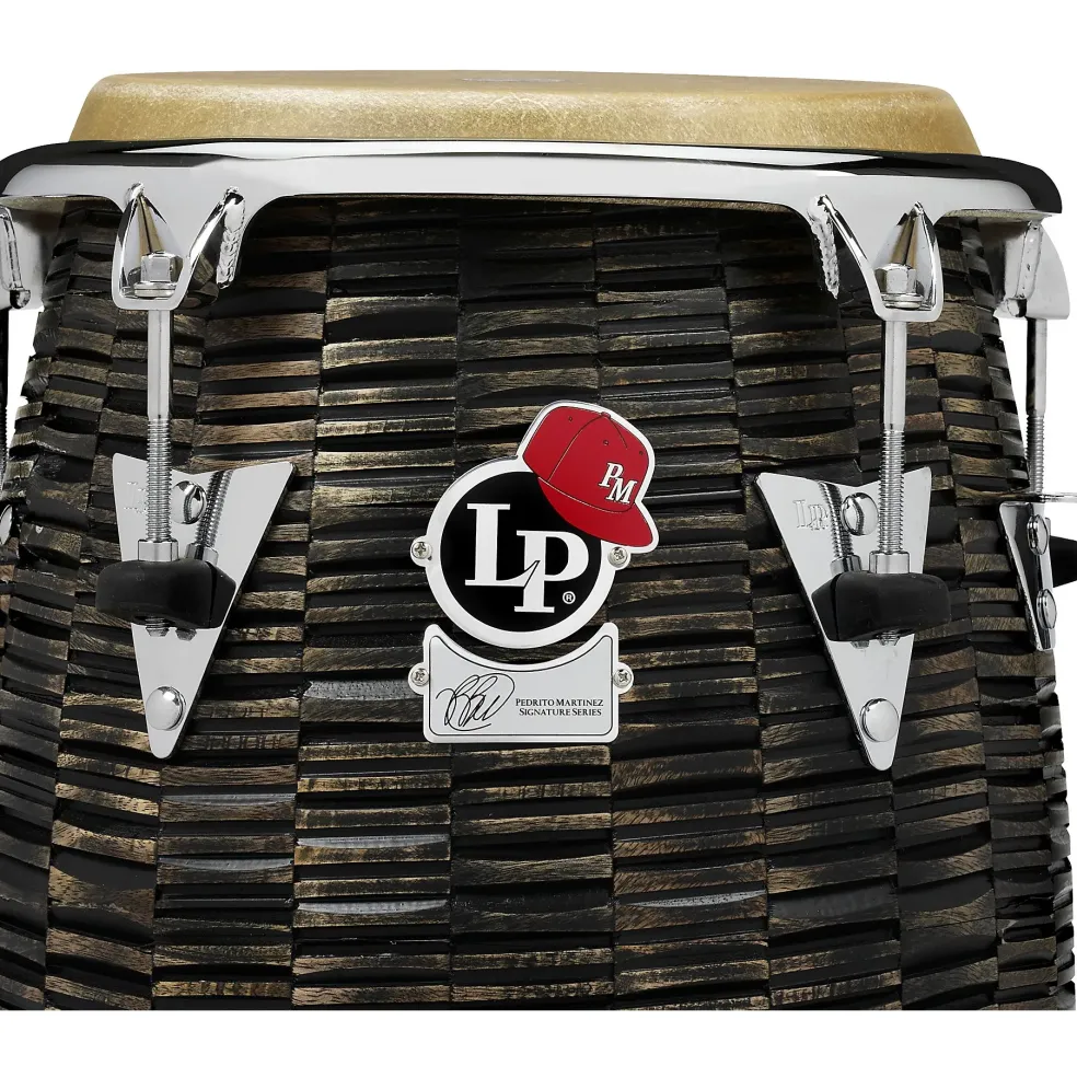 LP Pedrito Martinez Signature Top Tuning Deep Cut Mango Conga 12.50 in. Stained Mocha