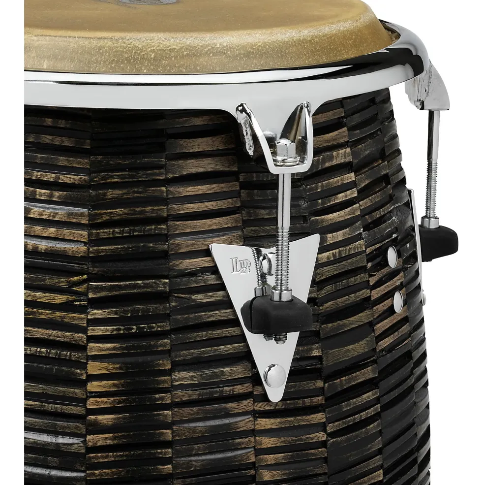 LP Pedrito Martinez Signature Top Tuning Deep Cut Mango Conga 12.50 in. Stained Mocha