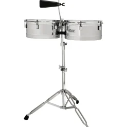LP Performer Timbale Set With Chrome Hardware 13 and 14 in. Steel