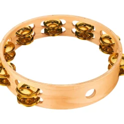 LP PRO Double Row Tambourine 10 in. Brass