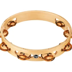 LP Pro Single Row Tambourine 10 in. Bronze