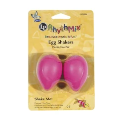 LP Rhythmix Plastic Egg Shakers (Pair) Cherry