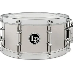 LP Stainless Steel Salsa Snare Drum 13 x 5.5 in. Stainless Steel