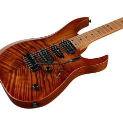 LsL Instruments XT4-DX 24-Fret Exotic HSH Koa Top Electric Guitar Faded Iced Tea Burst