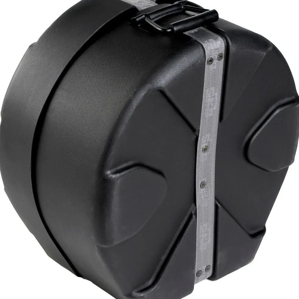 Ludwig Black Beauty Snare Drum With Tube Lugs and Road Runner Bag