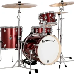 Ludwig Breakbeats by Questlove 4-Piece Shell Pack Red Sparkle